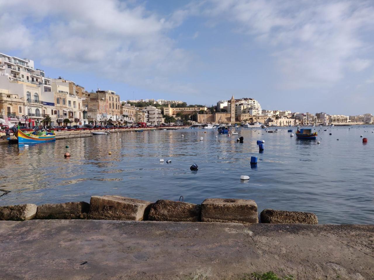 Panoramic Penthouse In Marsascala Which Enjoys Sea And Country Views Leilighet Marsaskala Eksteriør bilde